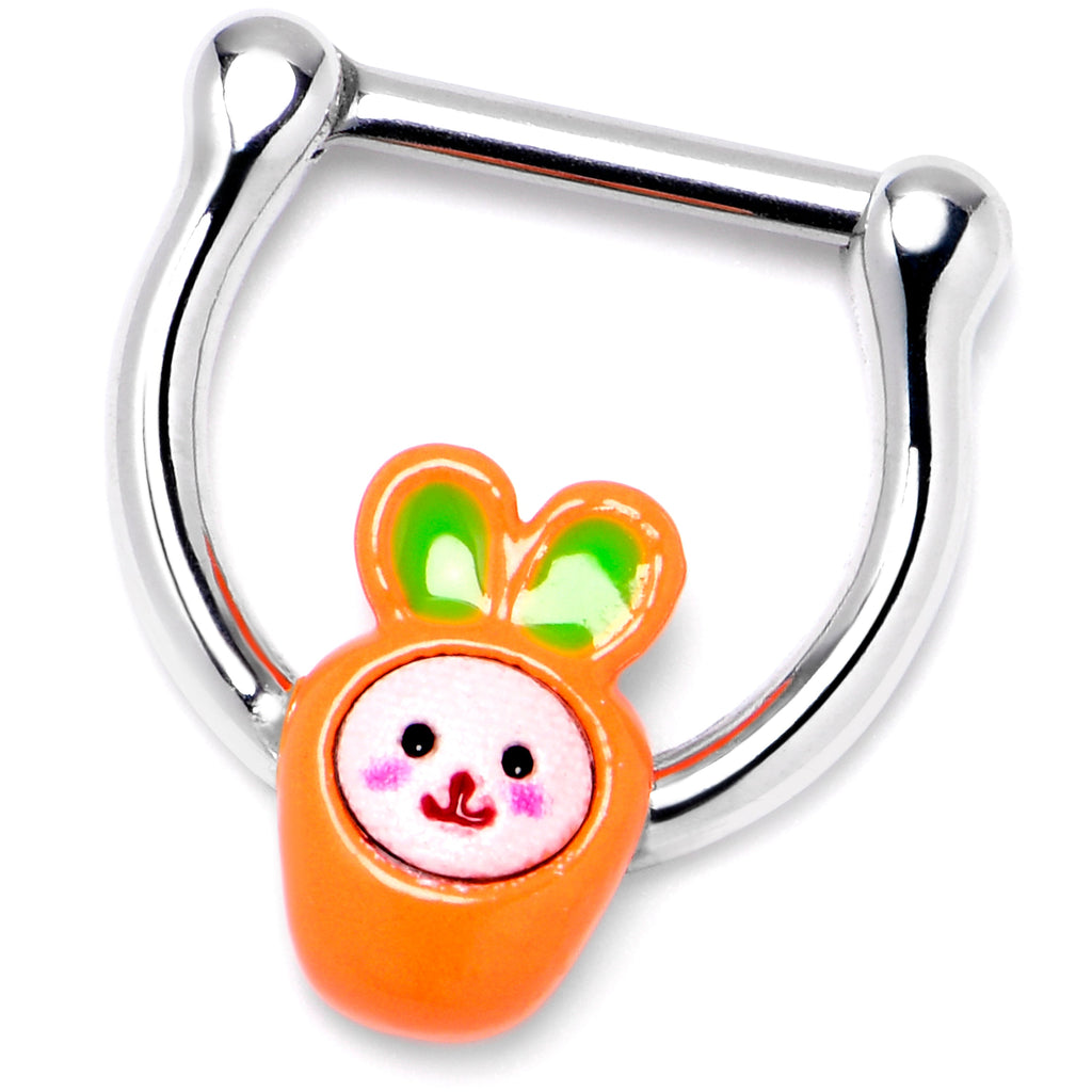 16G 5/16 Surprise Carrot Easter Bunny Cartilage Clicker