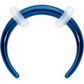 Stainless Steel Crescent Pincher Septum Ring - 14G and 16G