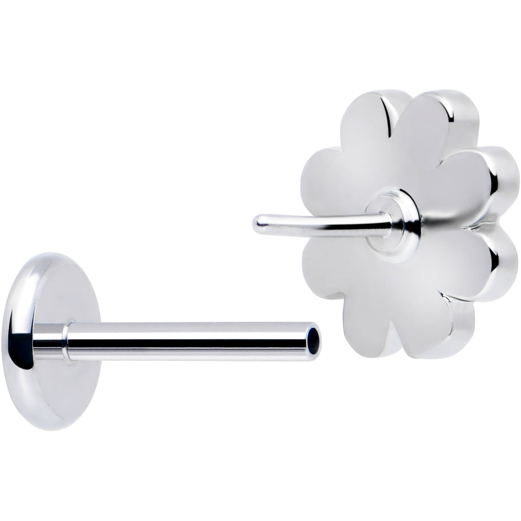 Daisy Flower Flat Back Stud Earrings - 1 Pair