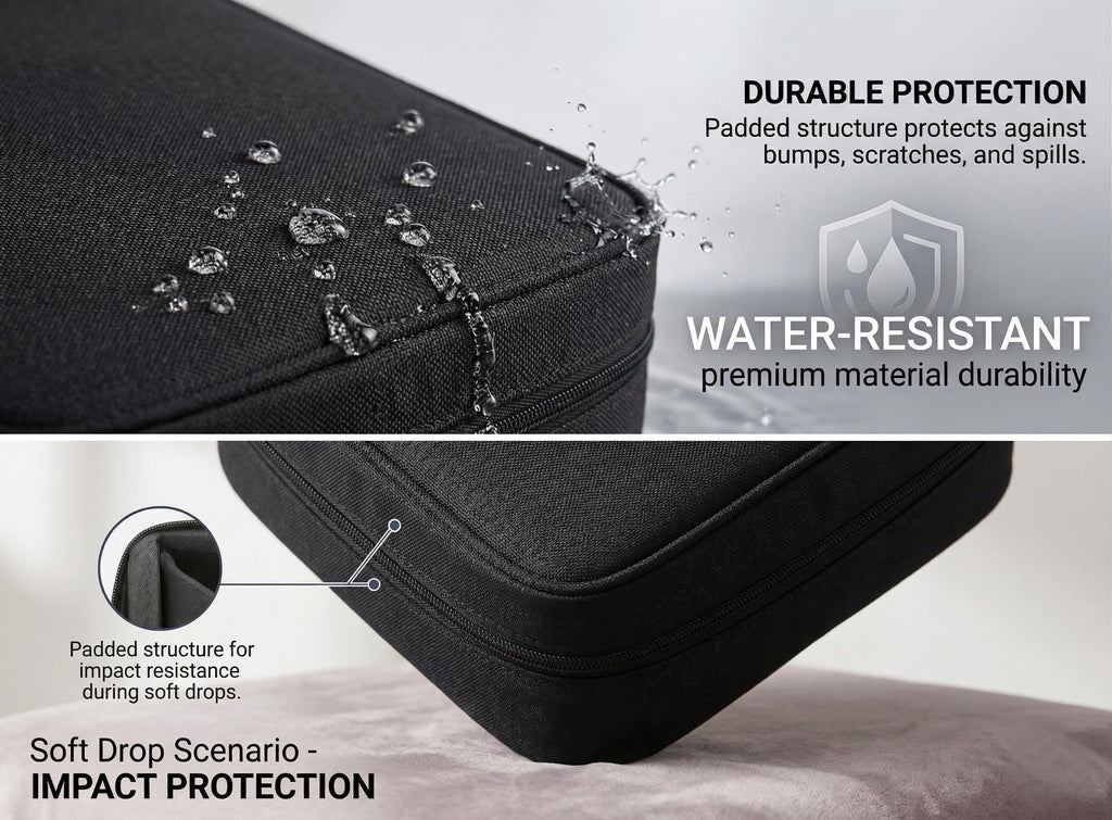 Organizer Bag Travel Removable Dividers – Electronics O