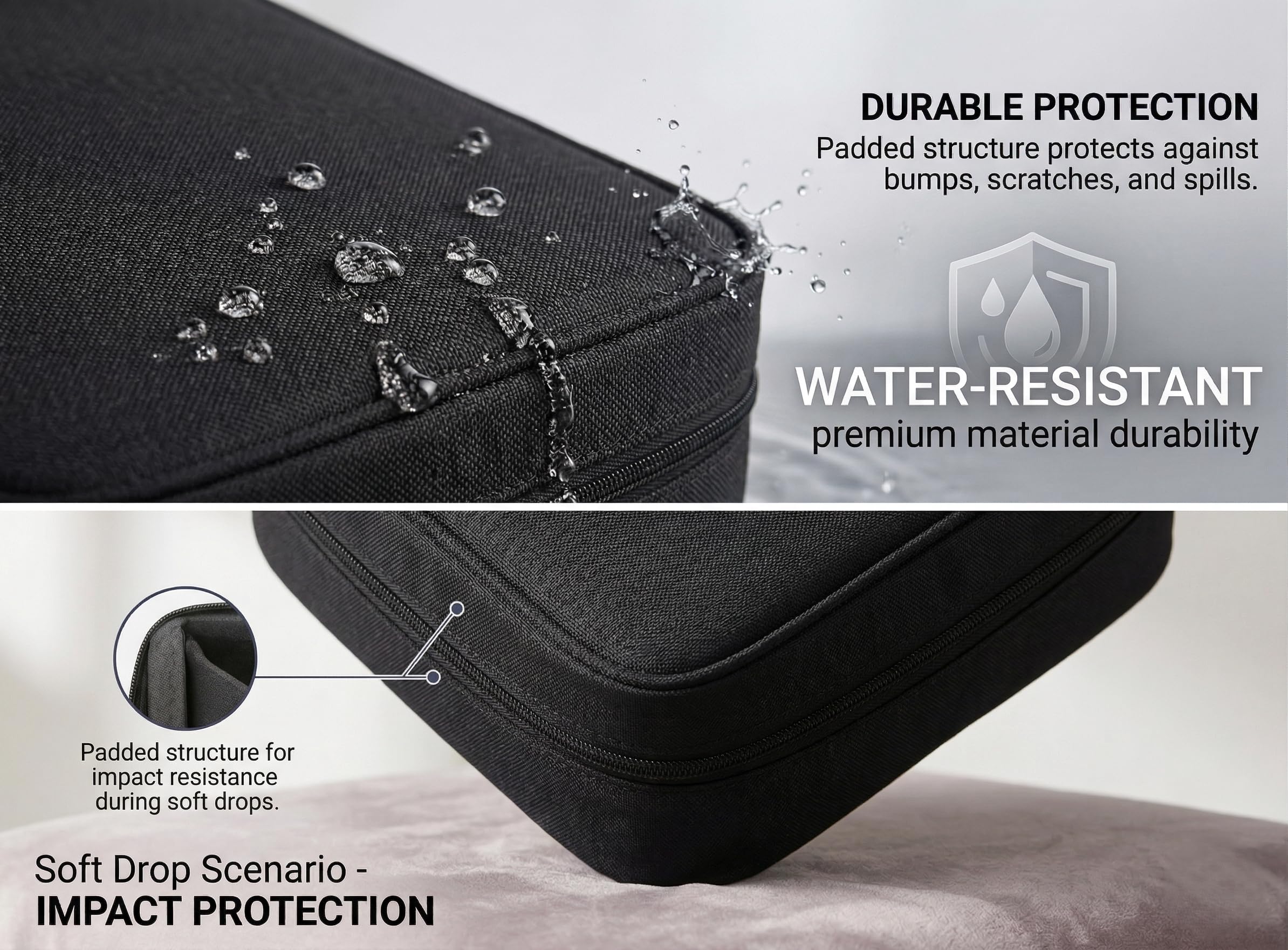 Organizer Bag Travel Removable Dividers – Electronics O