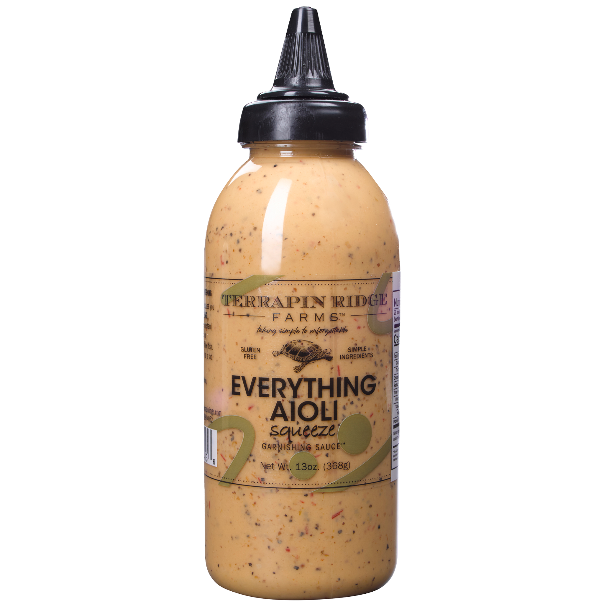 Everything Aioli Squeeze Garnishing Sauce - 13 oz