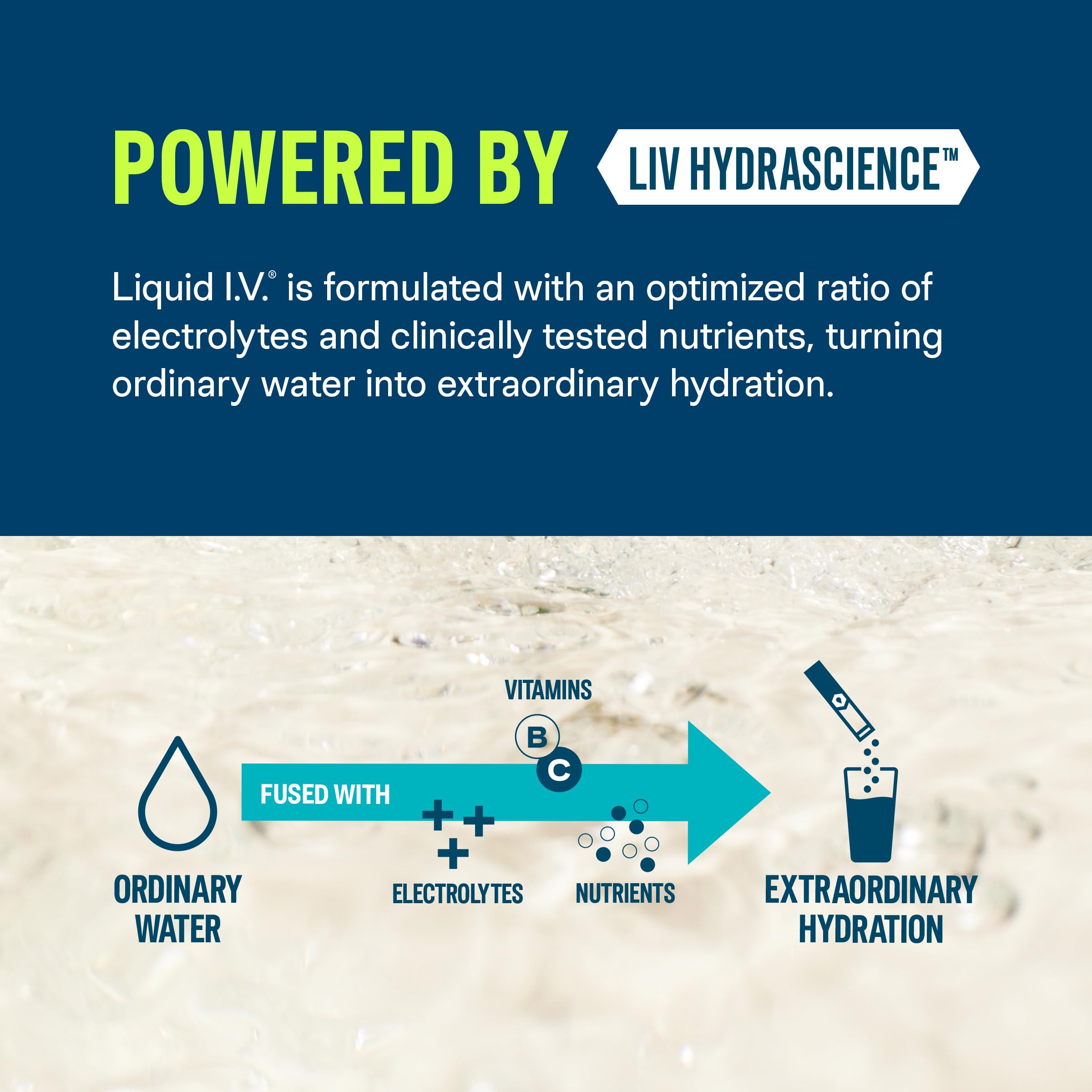 Liquid I.V.® Hydration Multiplier - Guava | Electrolyte Powder Drink Mix | 1 Pack (16 Servings)