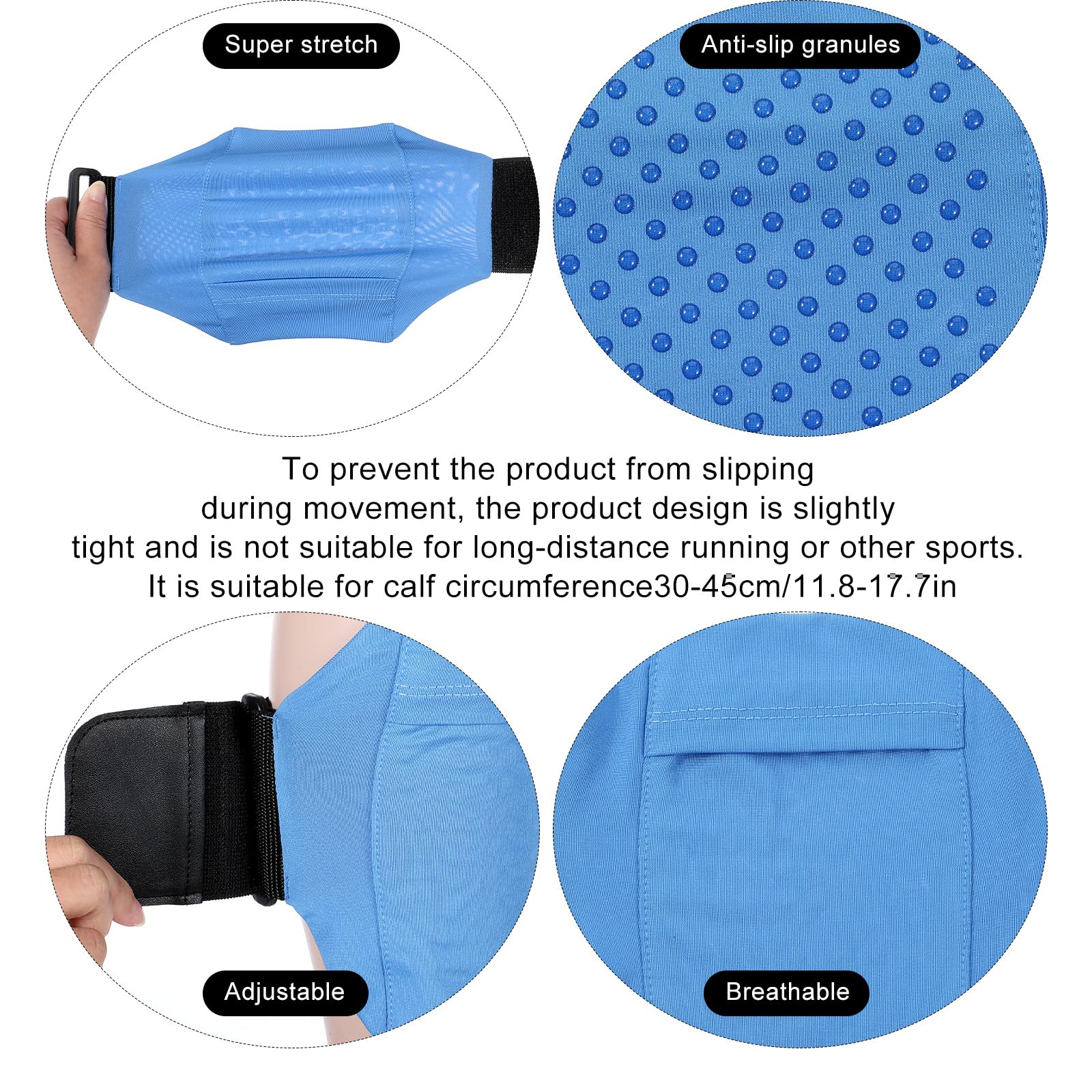 Phone Holder, Cell Phone Leg Straps Ankle Wallet Thigh Holder Wallet Calf Straps