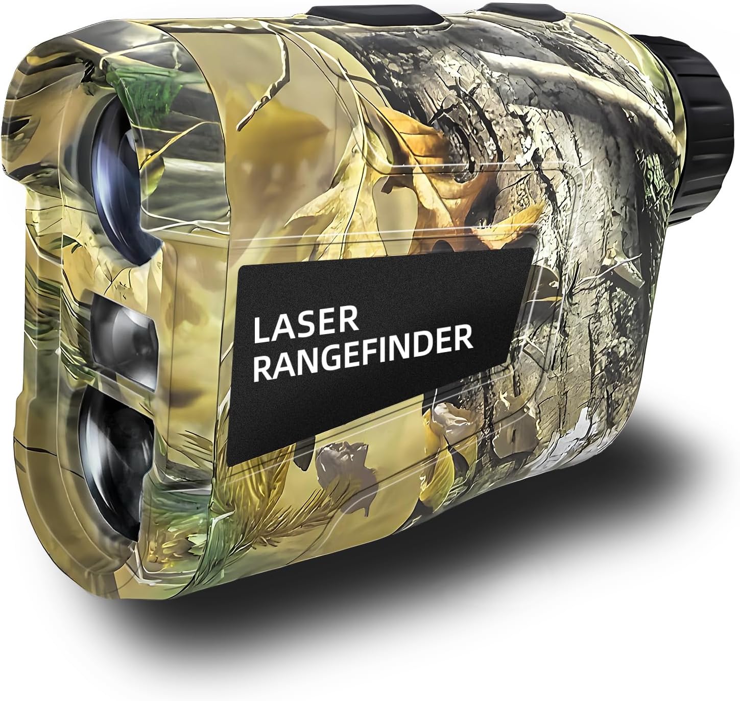 Hunting Laser Rangefinder 1000 Yards, Rechargeable Range Finder with Slope/Angle/Speed/Scan, 6X Magnification Camo Waterproof Rangefinder for Hunting, Golf & Archery