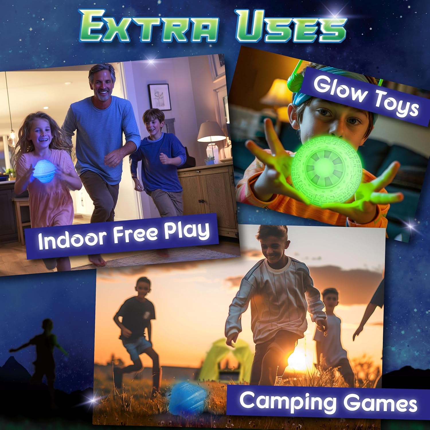 Cosmic Kick the Can – An Outdoor Game with a Galactic Twist | Ages 5+, 4-12 Players | Glow in the Dark | Outside Toys for Kids | Backyard, Camping & Parties | Gifts for Boys | Toy of the Year Finalist