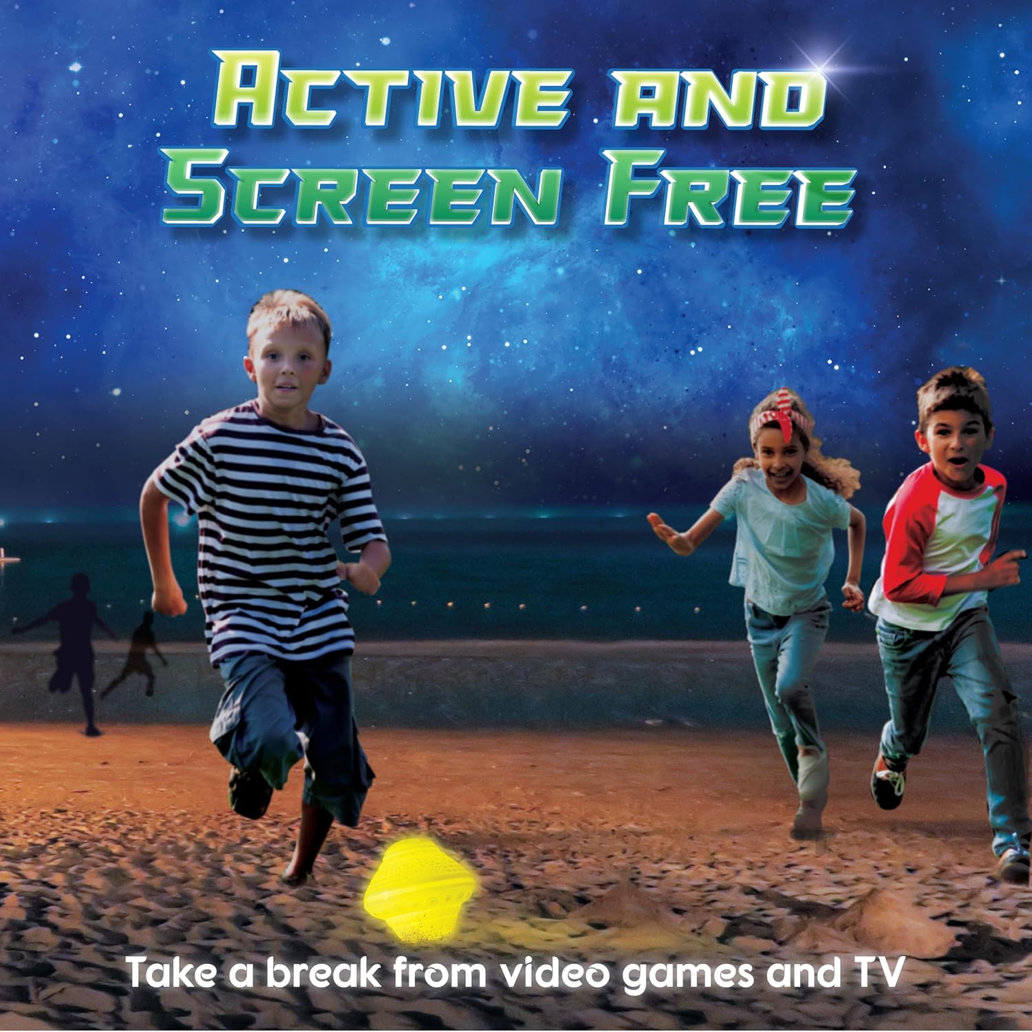 Cosmic Kick the Can – An Outdoor Game with a Galactic Twist | Ages 5+, 4-12 Players | Glow in the Dark | Outside Toys for Kids | Backyard, Camping & Parties | Gifts for Boys | Toy of the Year Finalist