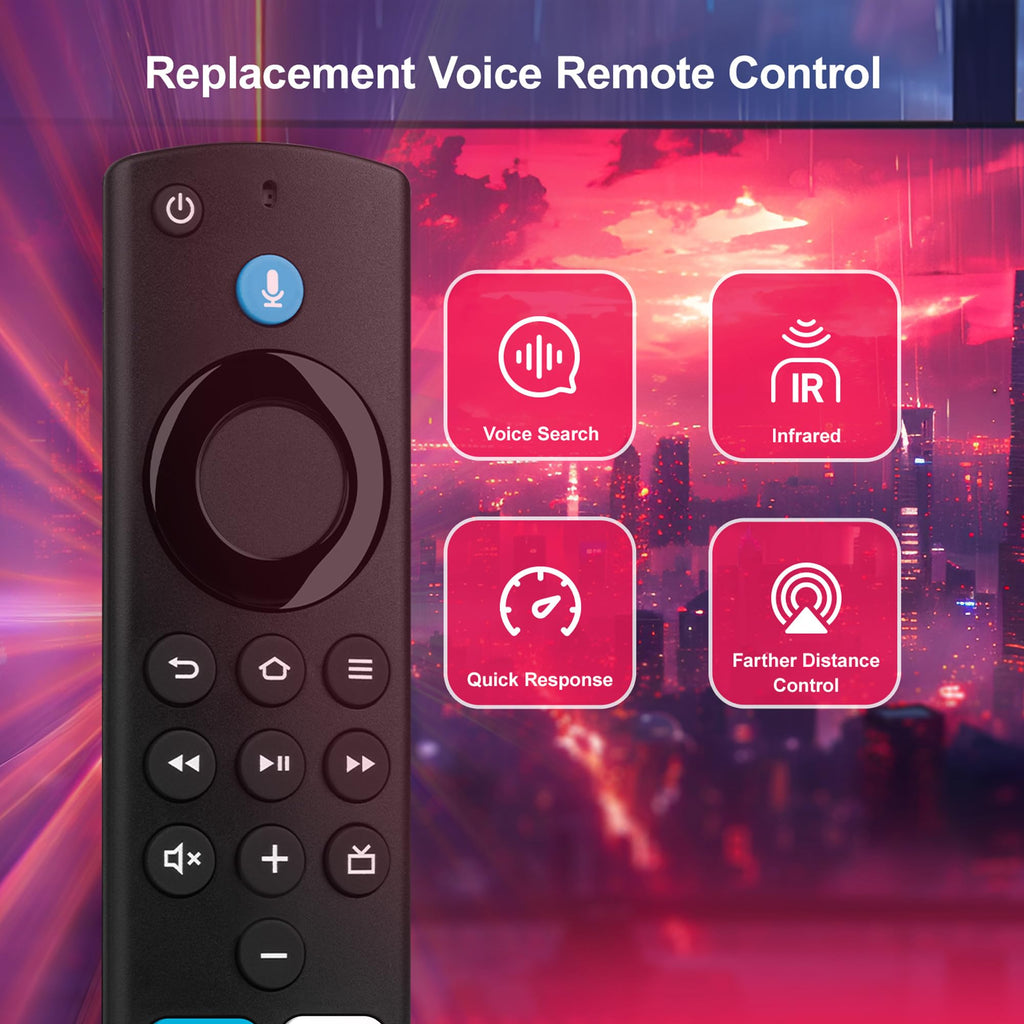 Amazon Fire TV Stick Remote Control - Compatible with 2nd Gen 3rd Gen Lite 4K Max Cube HD