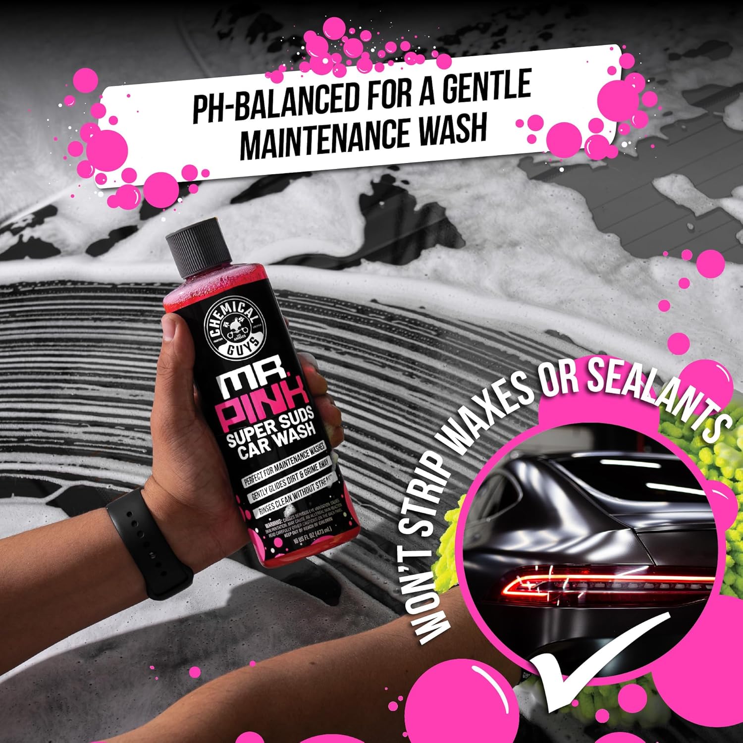 Chemical Guys Car Detailing Kit, Car Cleaning Kit with Total Interior Cleaner & Protectant, Sprayable Wheel Cleaner, Car Wash Soap, Bucket, Brushes, and Detailing Accessories - 17 Piece Wash Kit