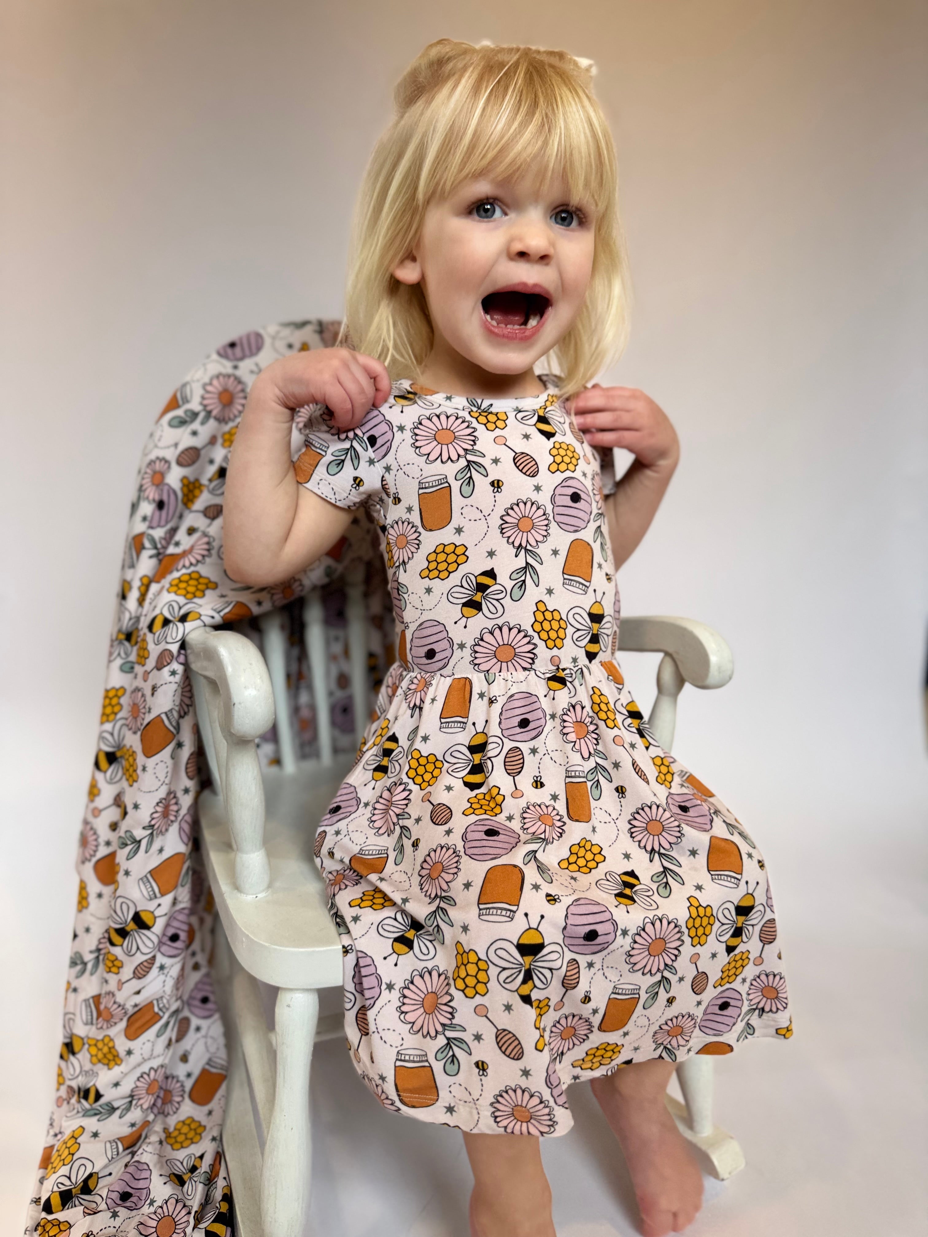 Sweet Honey Bee: Skater Dress