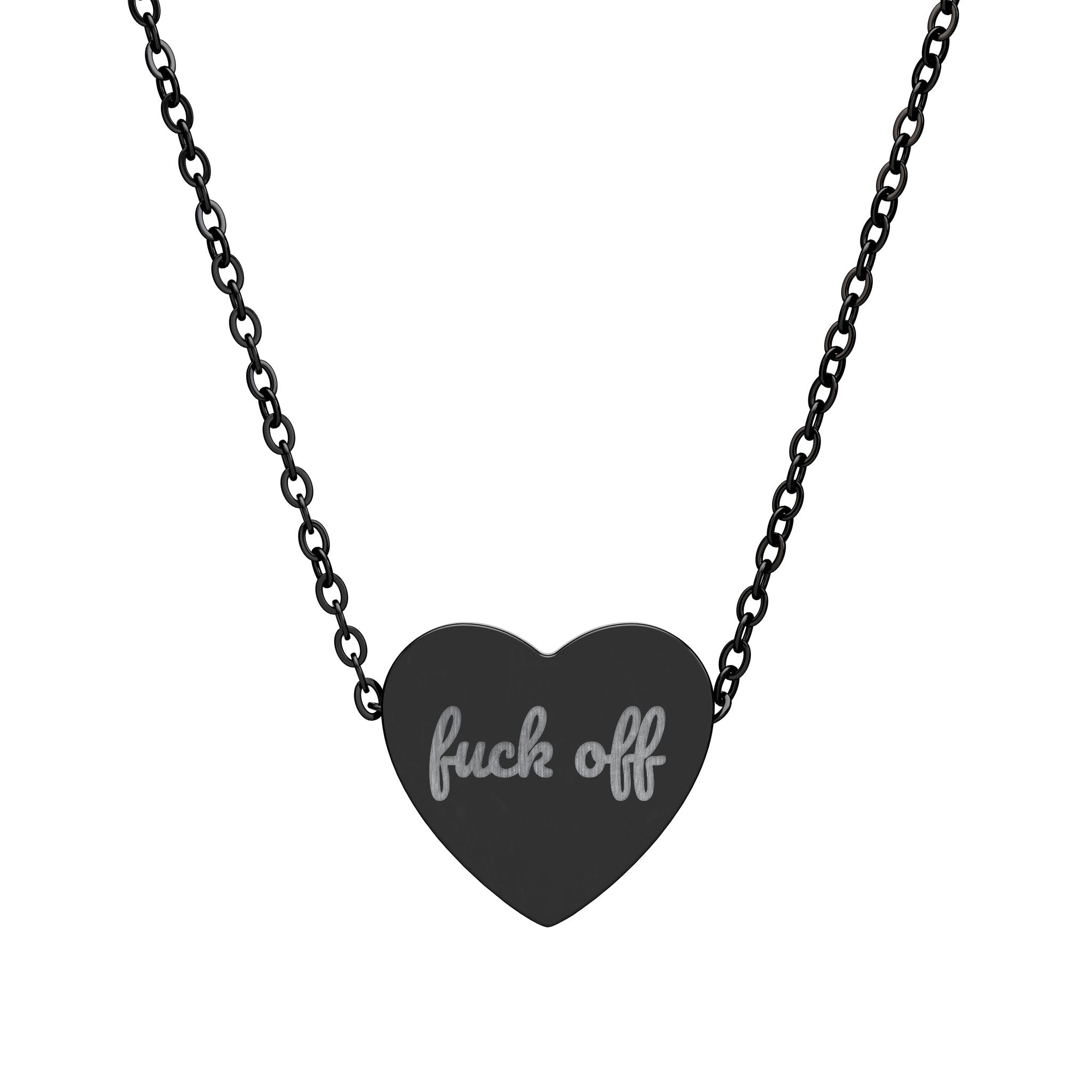 CUSTOM Engraved Personalized Heart Necklace