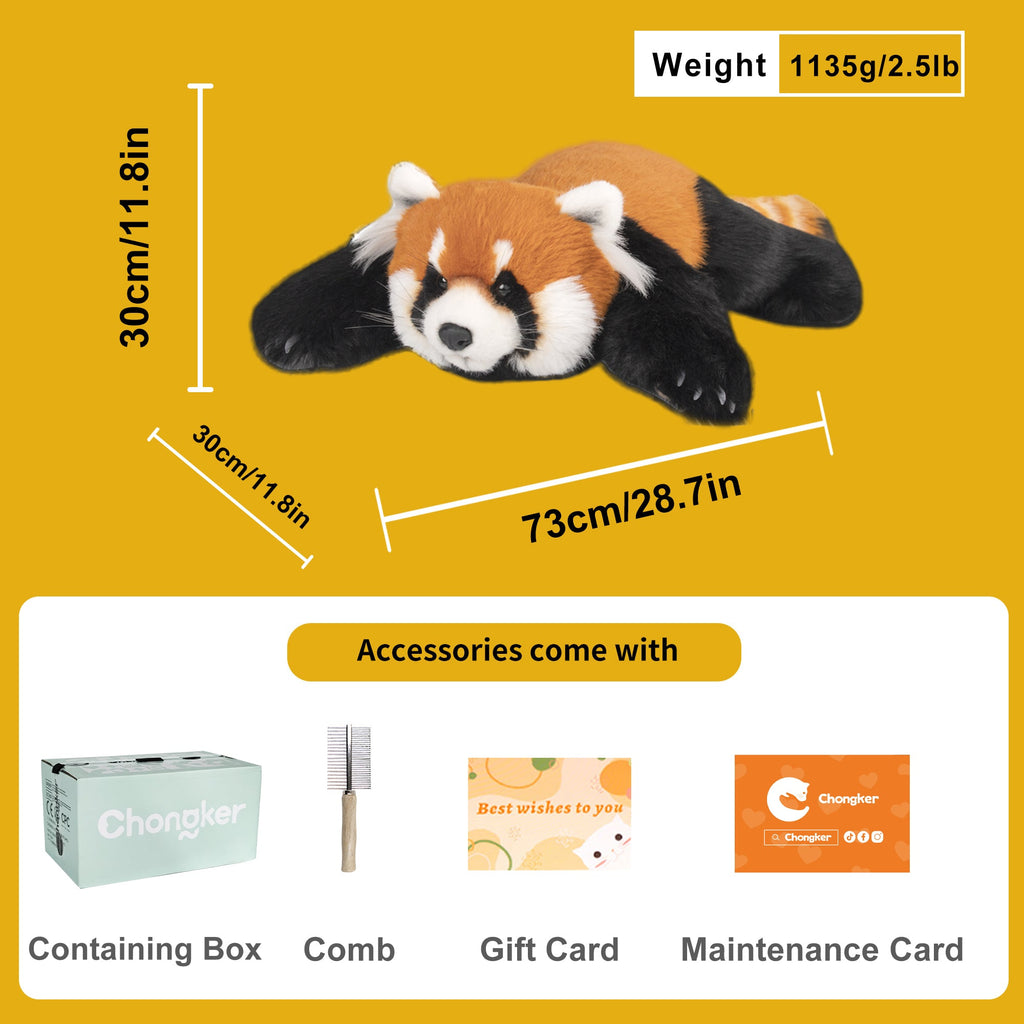 Red Panda Weighted Plush – Snuggle Toy for Relaxation
