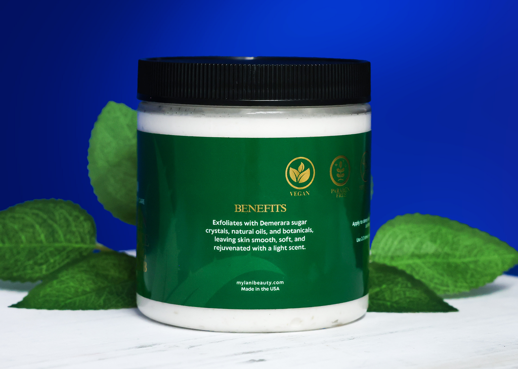 Golden Indulgence Sugar Body Scrub – Exfoliate, Smooth & Glow