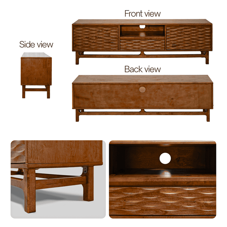 Elara Solid Wood TV Stand
