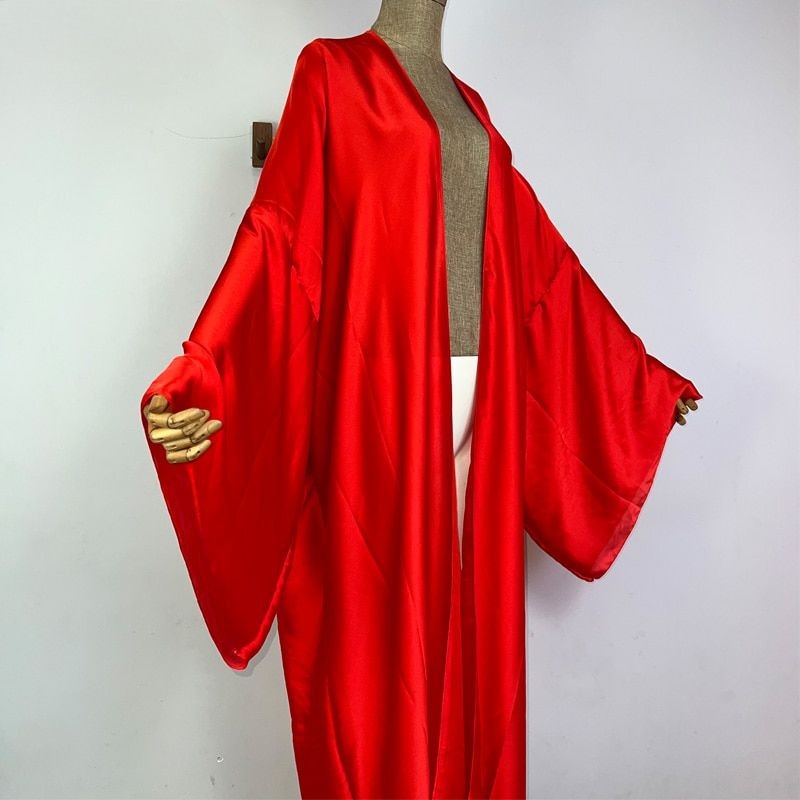 Red Silk Kimono