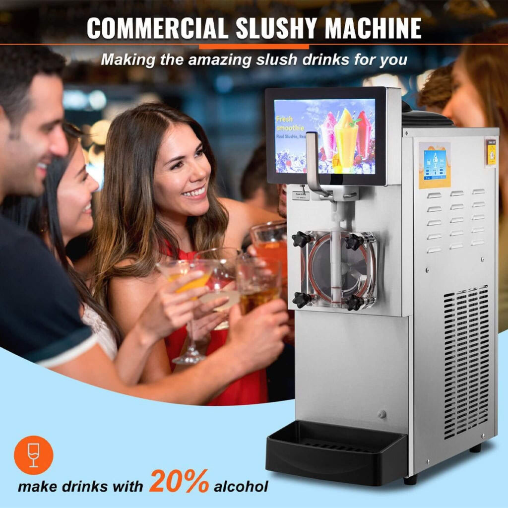 8L Commercial 1050W Single Frozen Margarita Ice Slushy Drink Maker Machine (SAK94026)