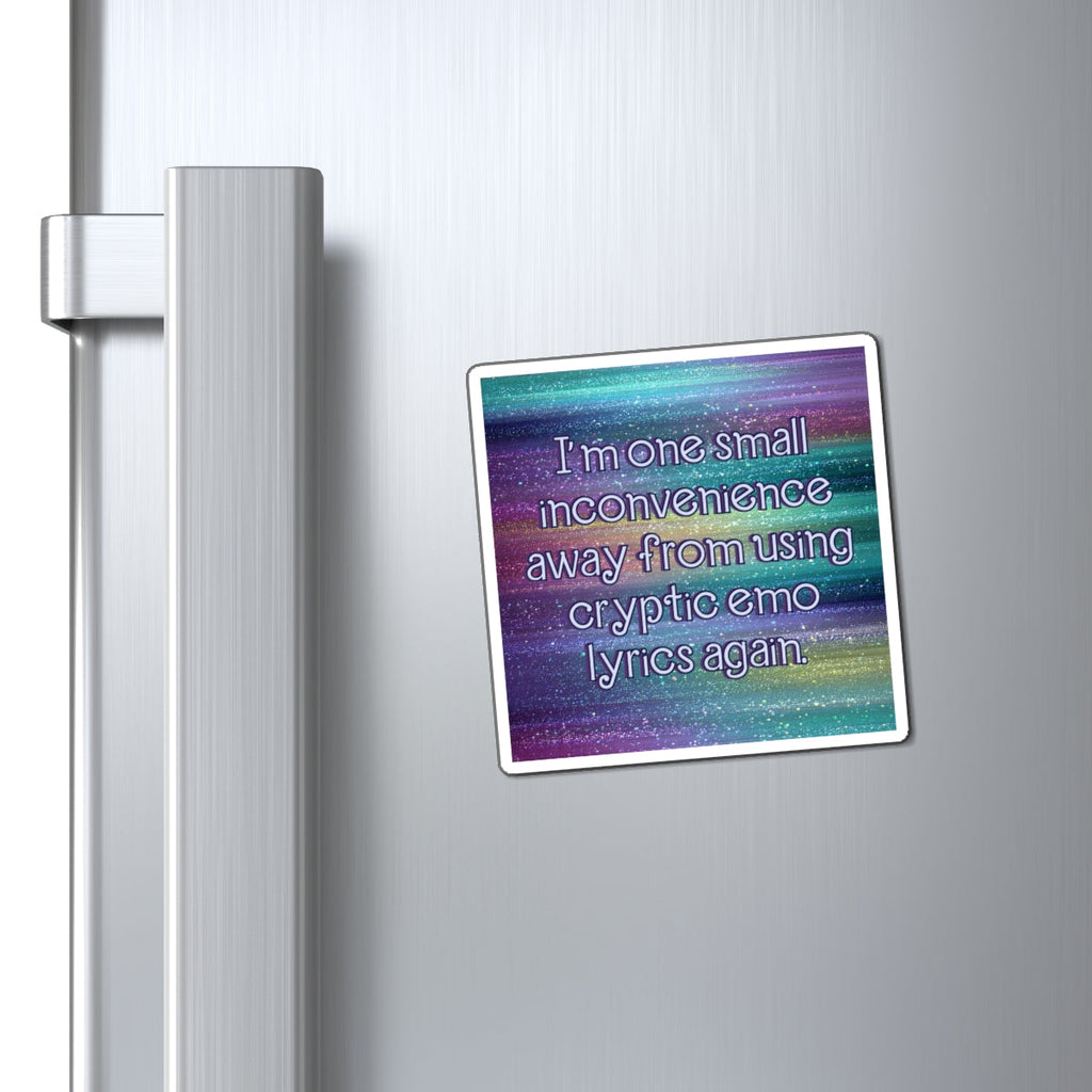Bespattered Facade "Cryptic Emo Lyrics" Refrigerator Magnet