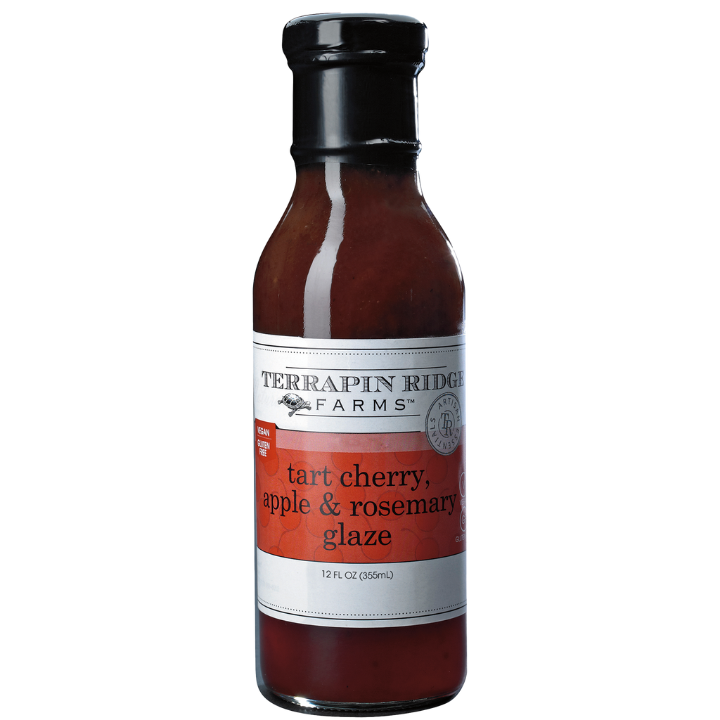 Tart Cherry, Apple and Rosemary Glaze