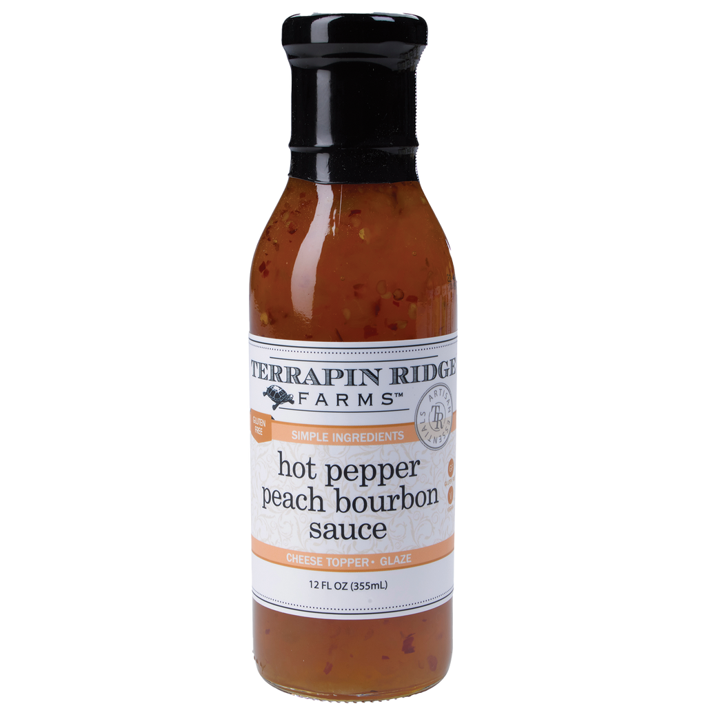 Hot Pepper Peach Bourbon Sauce