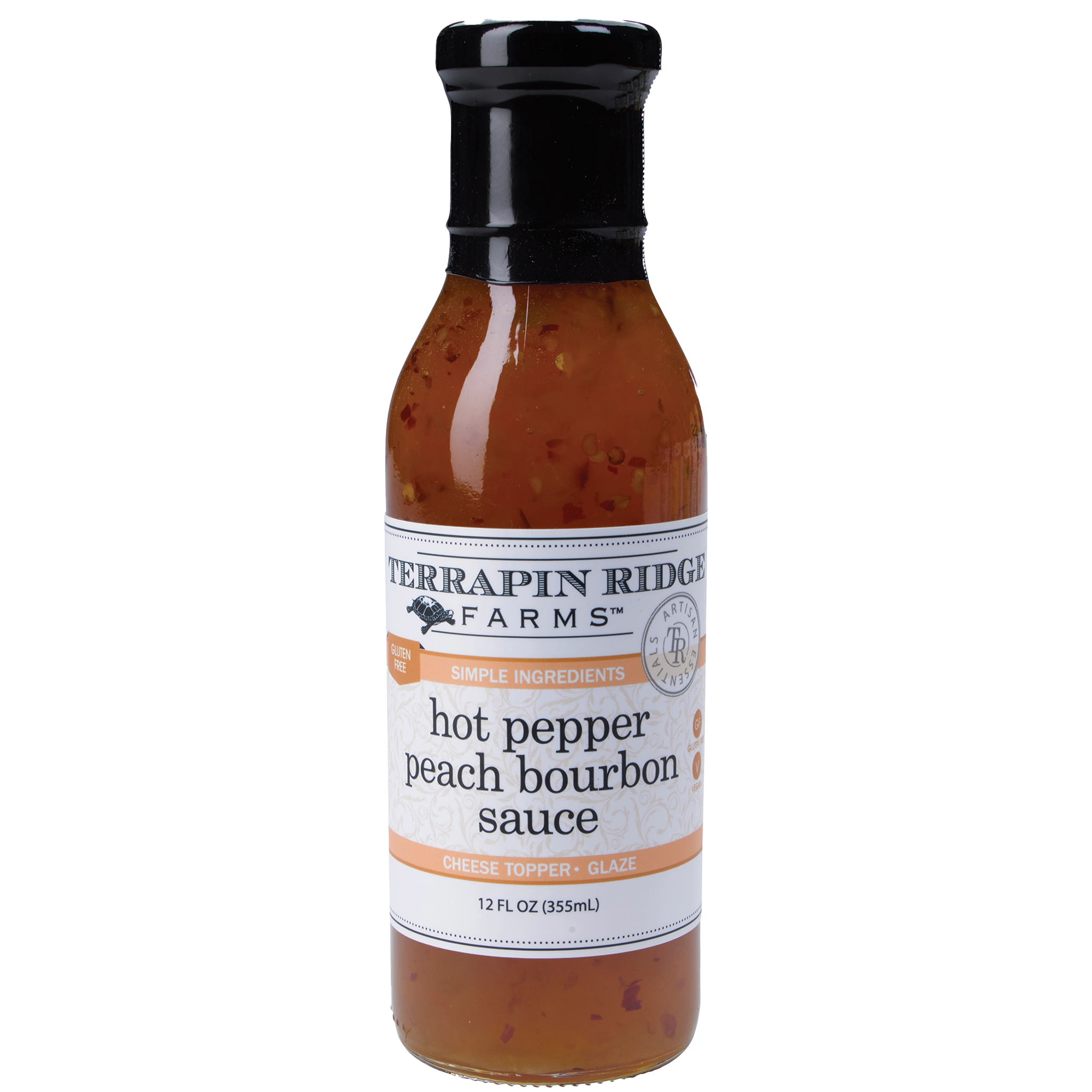 Hot Pepper Peach Bourbon Sauce
