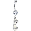 Crystalline Gem Beach Sandal Belly Ring
