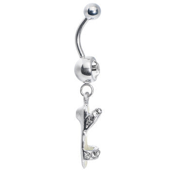 Crystalline Gem Beach Sandal Belly Ring