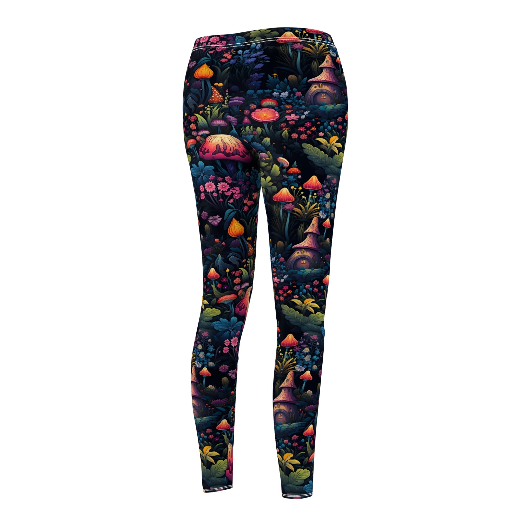 Fairy Tale Magical Forest Women's Cut & Sew Casual Leggings (AOP)