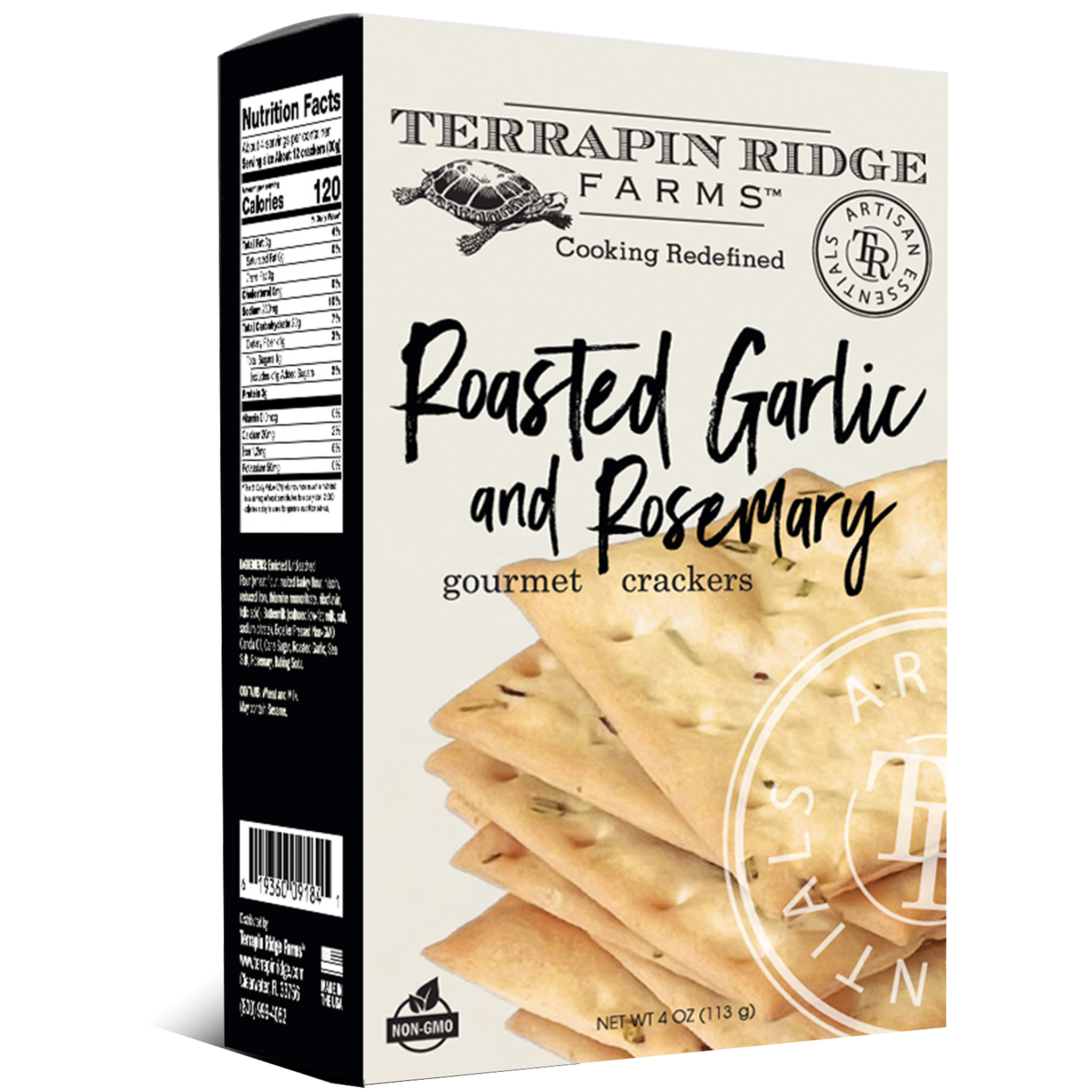 Roasted Garlic and Rosemary Crackers