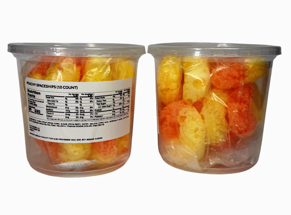 PEACHY SPACESHIPS (10 count)