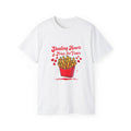 Stealing Hearts and Fries Unisex Ultra Cotton Tee
