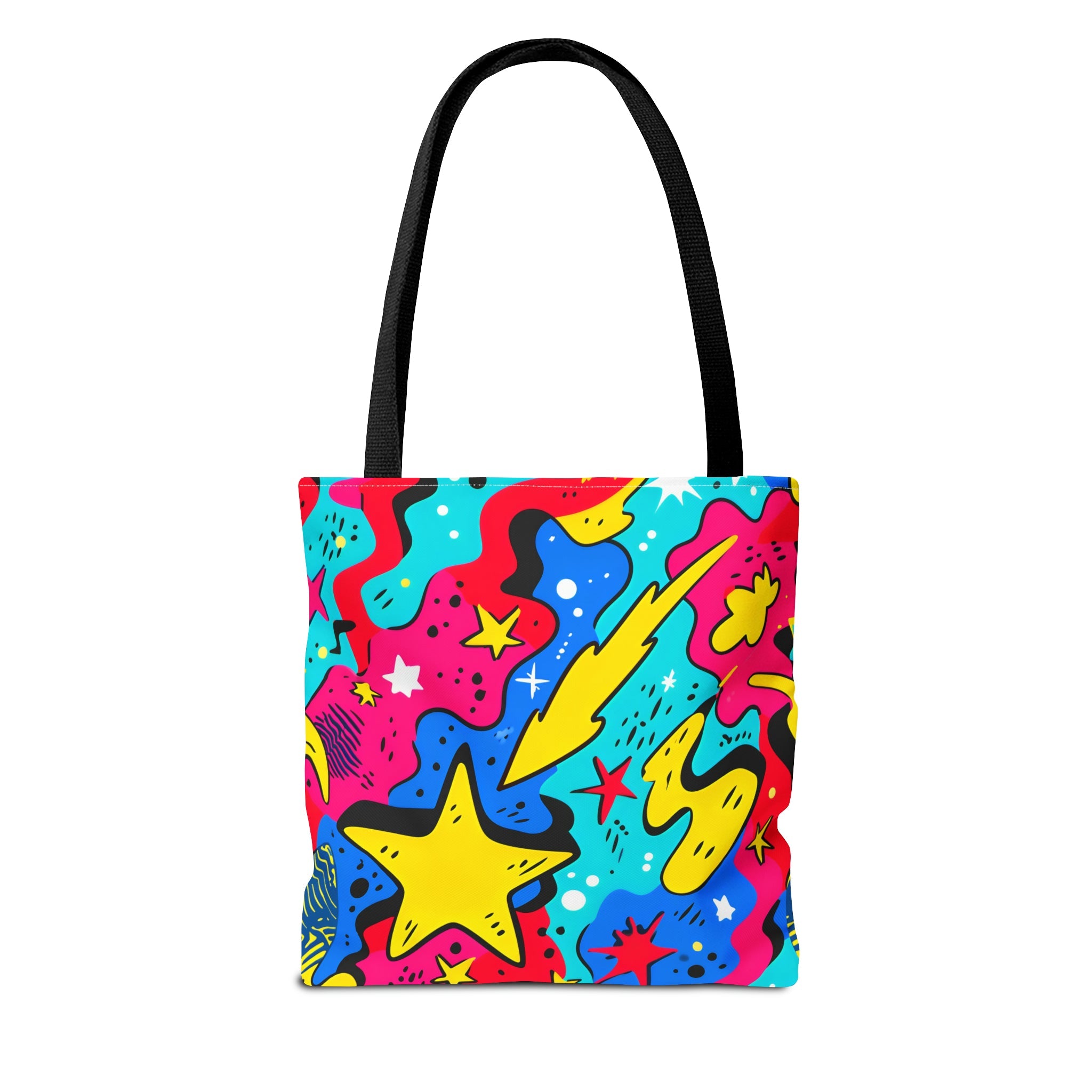 Abstract Comic Pop  AOP Tote Bag featuring Wimpy and his beloved hamburger