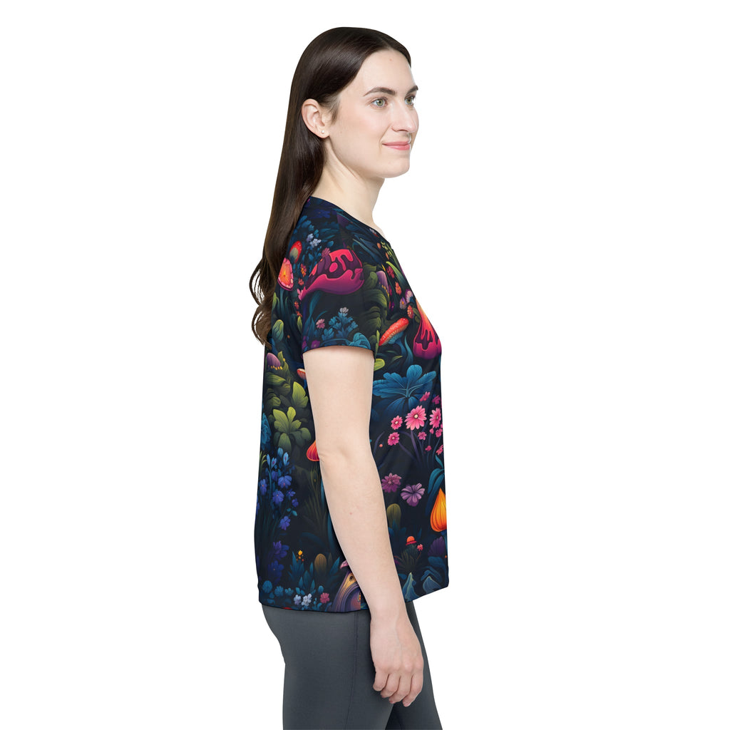 Fairy Tale Magical Forest Women's Sports Jersey (AOP)