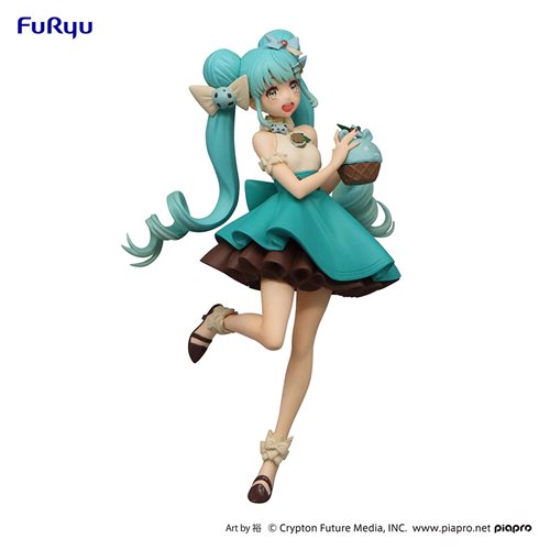 Vocaloid Hatsune Miku Chocolate Mint Sweet Sweets Series Statue