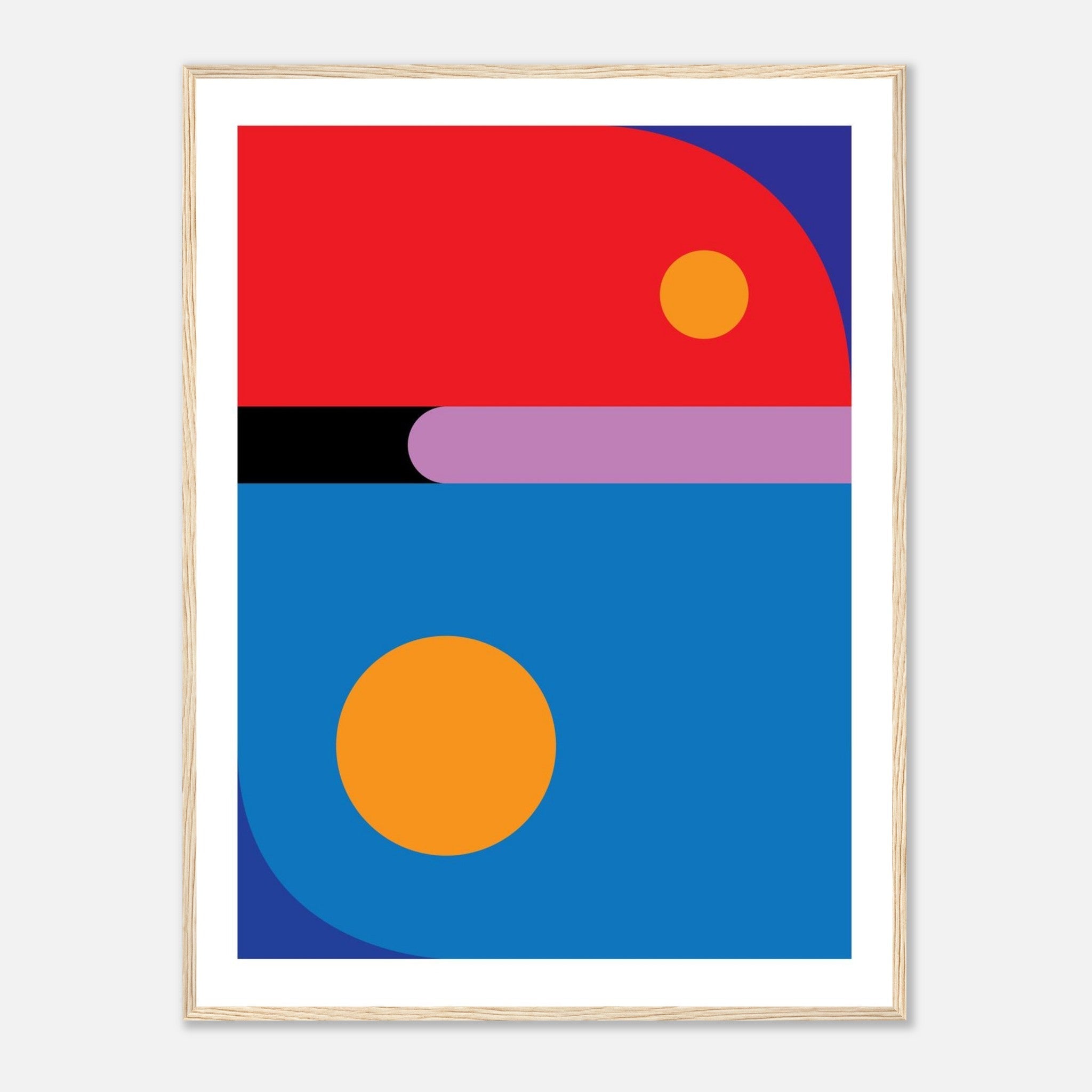 NIGHT TRAIN Framed Art Print by Holly McWhorter