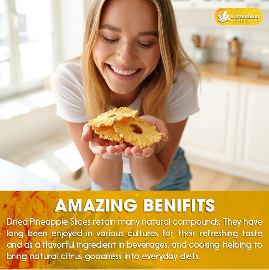 Dried Pineapple Slices 6oz – Premium Quality, Naturally Sweet & Tangy