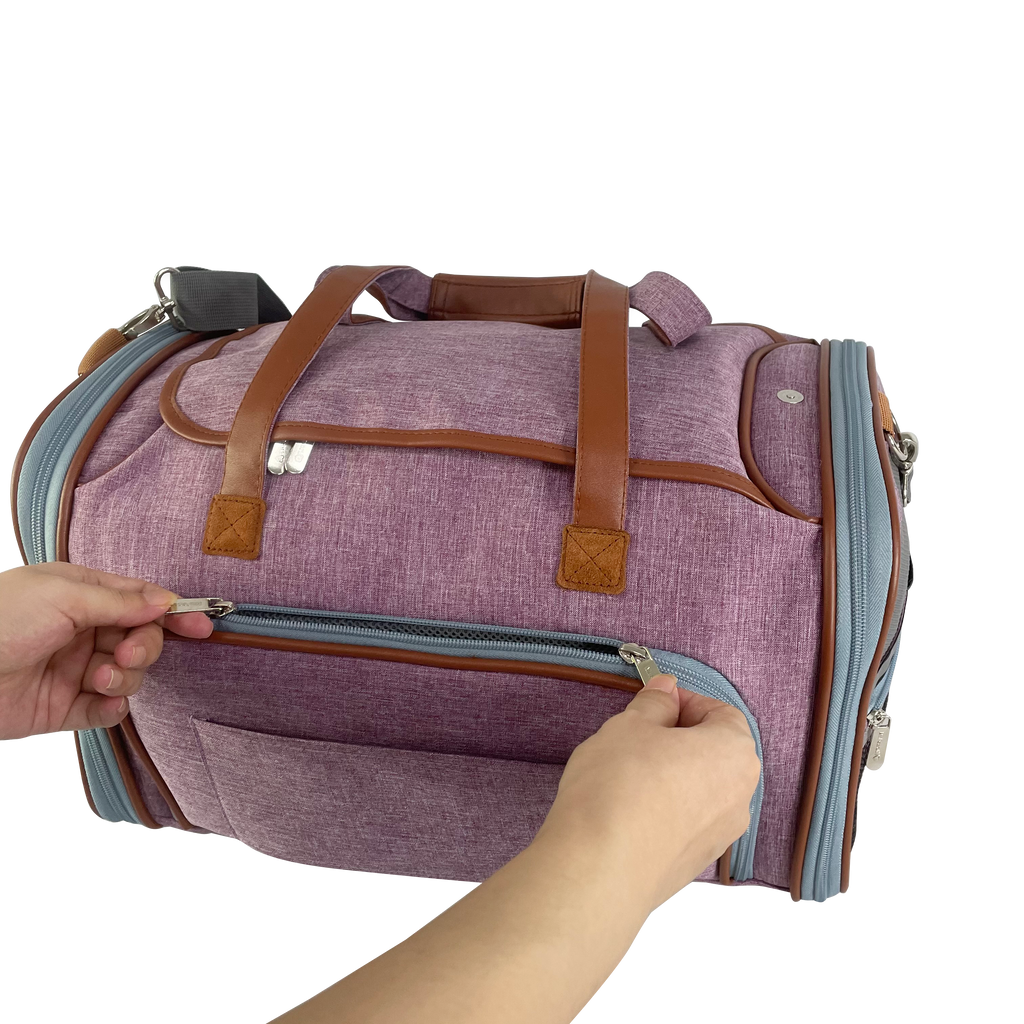 Mr. Peanut's Gold Series Standard Size Airline Compliant Expandable Pet Carrier V2.0