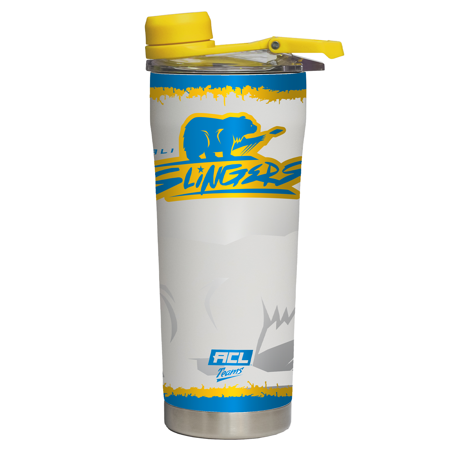 Cali Slingers White Shaker Bottle
