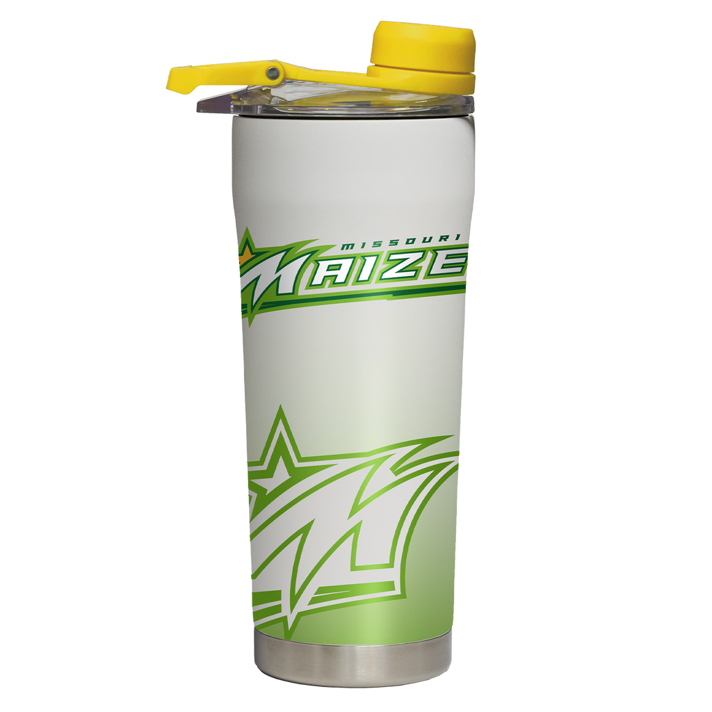 Missouri Maize White Shaker Bottle