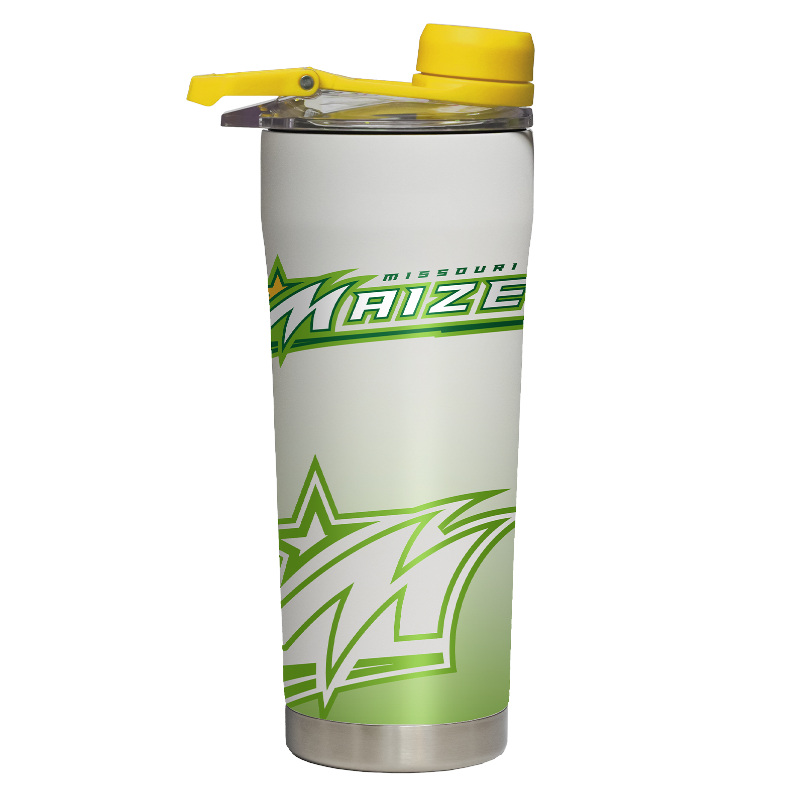 Missouri Maize White Shaker Bottle
