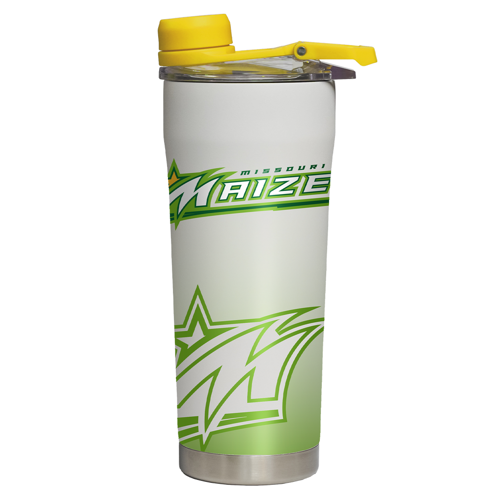 Missouri Maize White Shaker Bottle