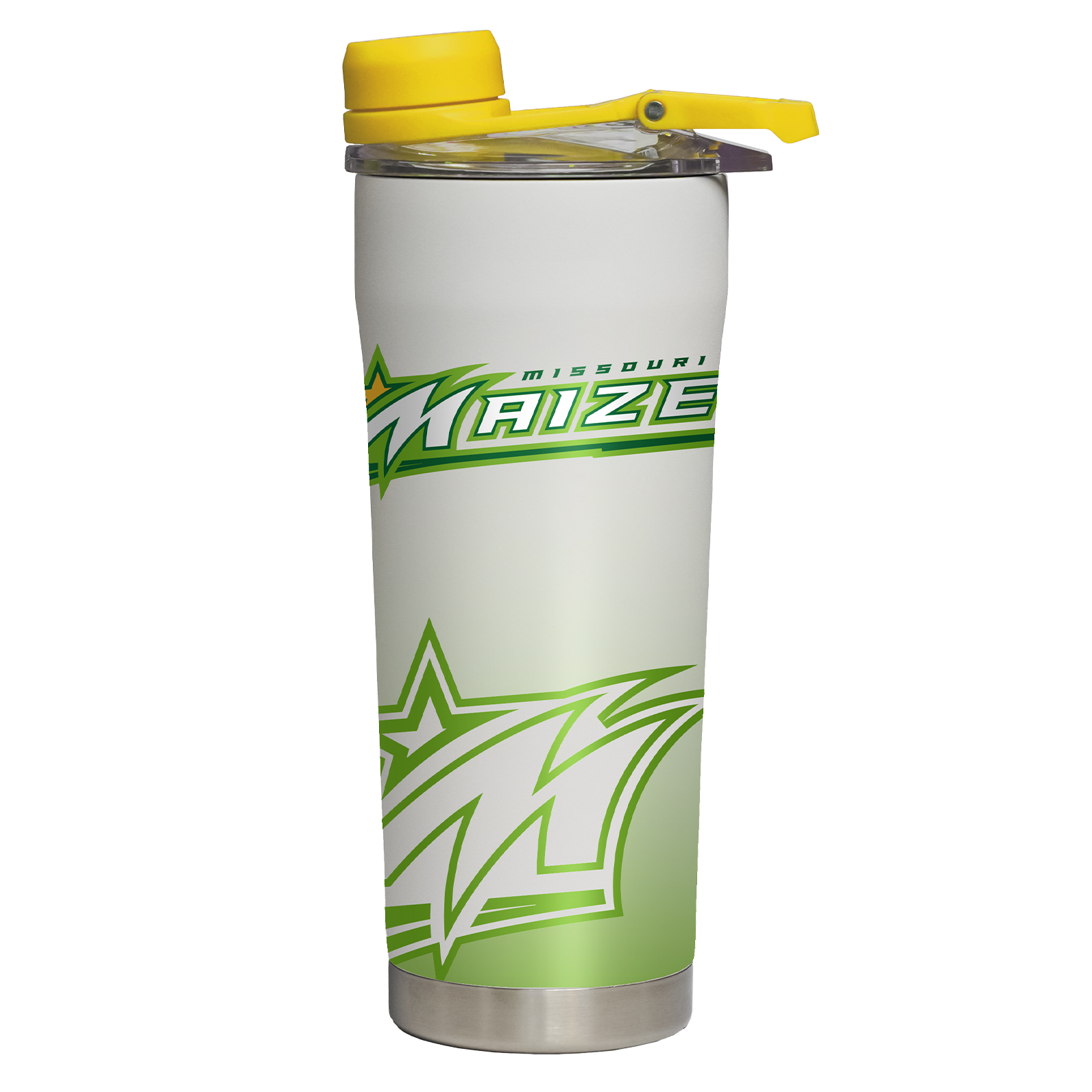 Missouri Maize White Shaker Bottle