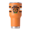 Texas Bully Baggers 30oz Orange Tumbler