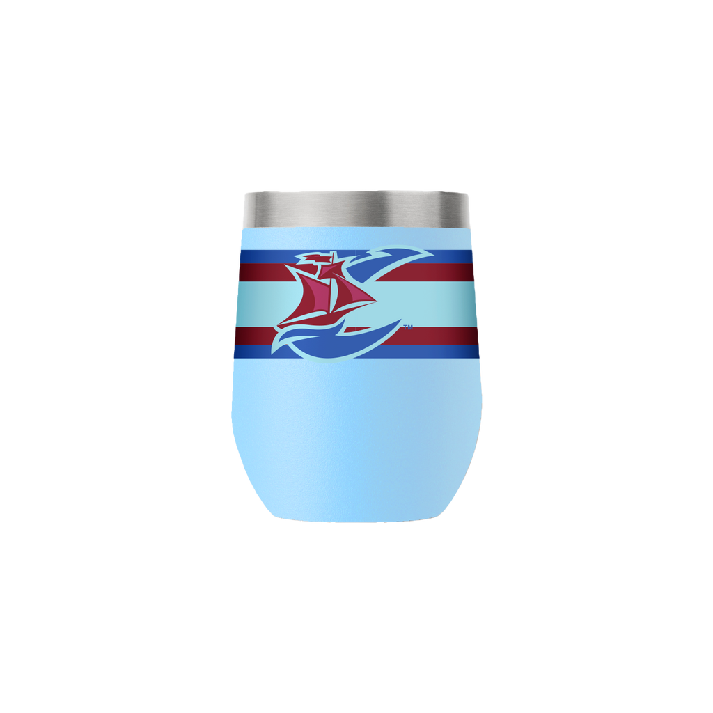 Virginia Cutters 12oz Light Blue Stemless Tumbler
