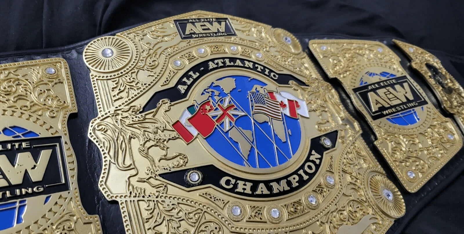 AEW ALL ATLANTIC  CHAMPIONSHIP REPLICA TITLE BELT