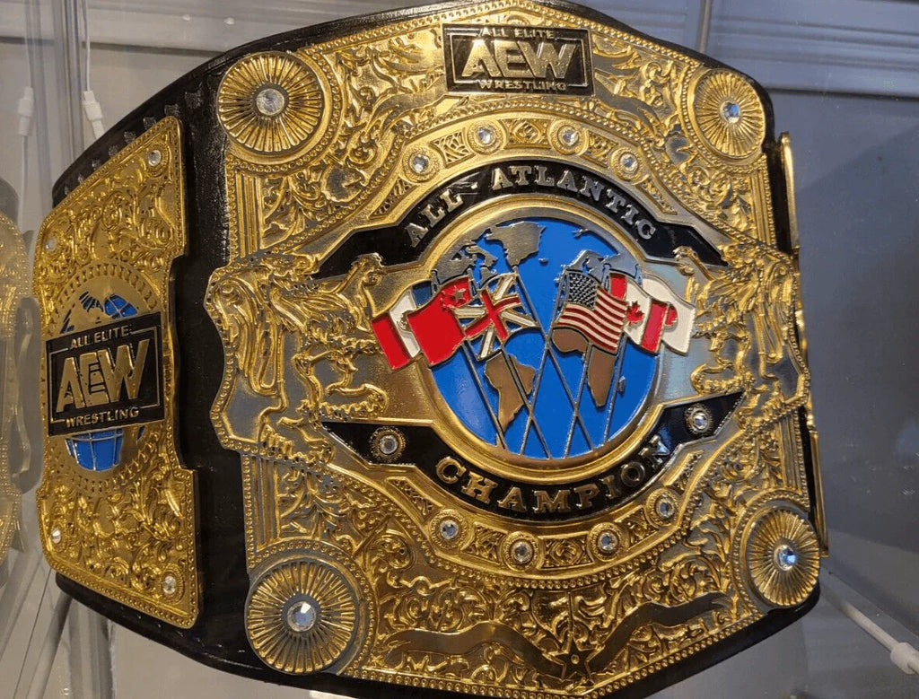 AEW ALL ATLANTIC  CHAMPIONSHIP REPLICA TITLE BELT