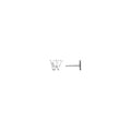 14k White Gold CZ Initial W Stud Earrings