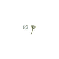 14k Yellow Gold 1.25 ct Cubic Zirconia Round Earrings