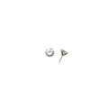 14k Yellow Gold 1.90 ct Cubic Zirconia Round Earrings