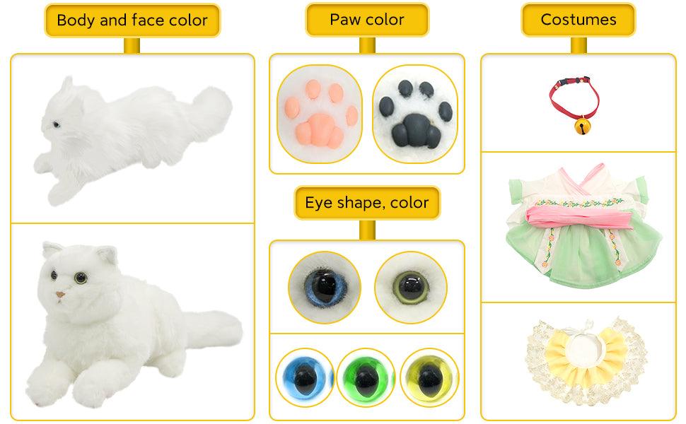 Custom Cat Plush from Photo – Basic Personalized Memorial Keepsake