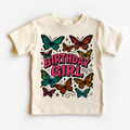 Girls Butterfly Birthday Shirt - Girls Birthday Tee